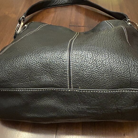 Tignanello Women's Hobo Shoulder Bag Purse Handbag Black - Picture 5 of 16
